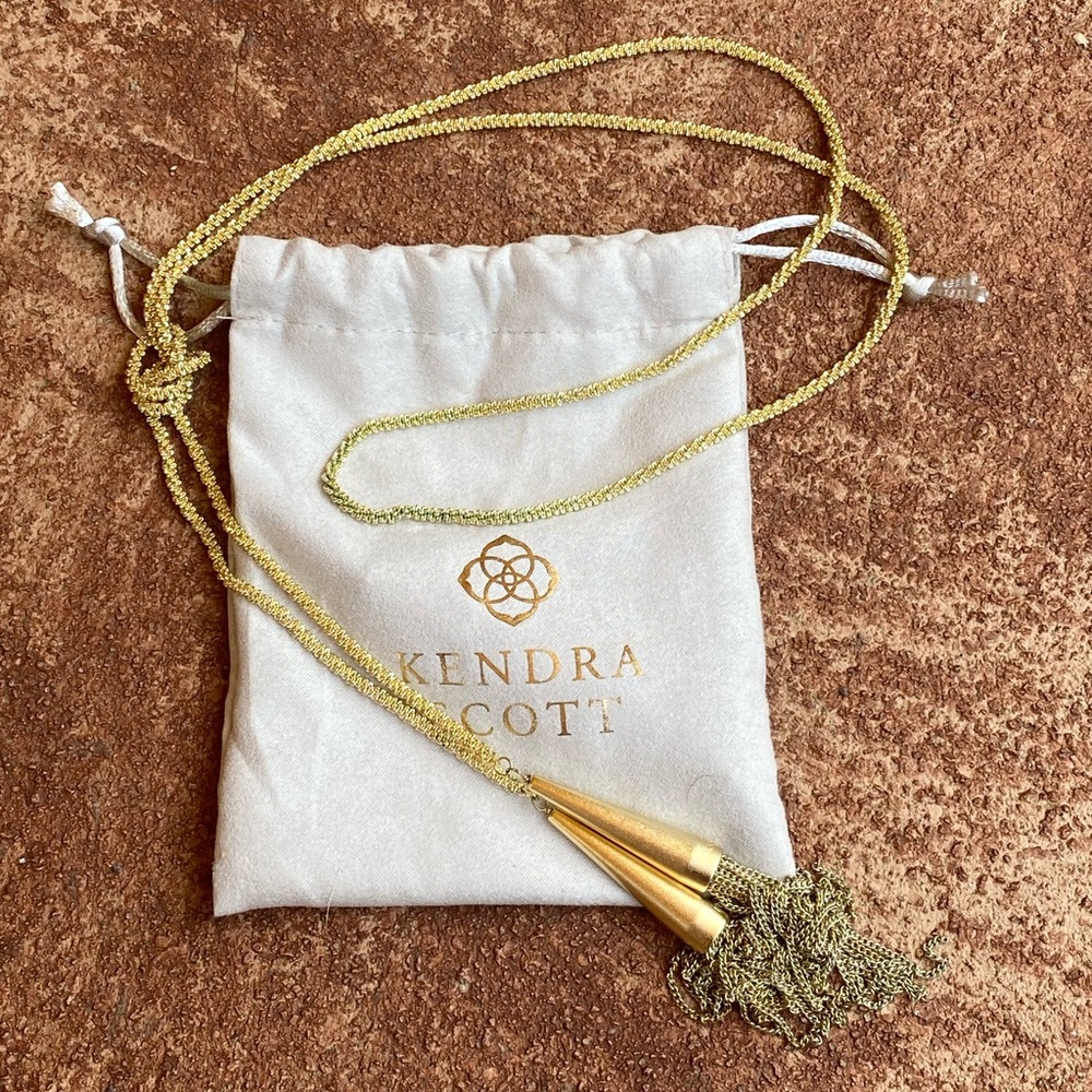 Kendra Scott Phara Necklace in Yellow Gold
